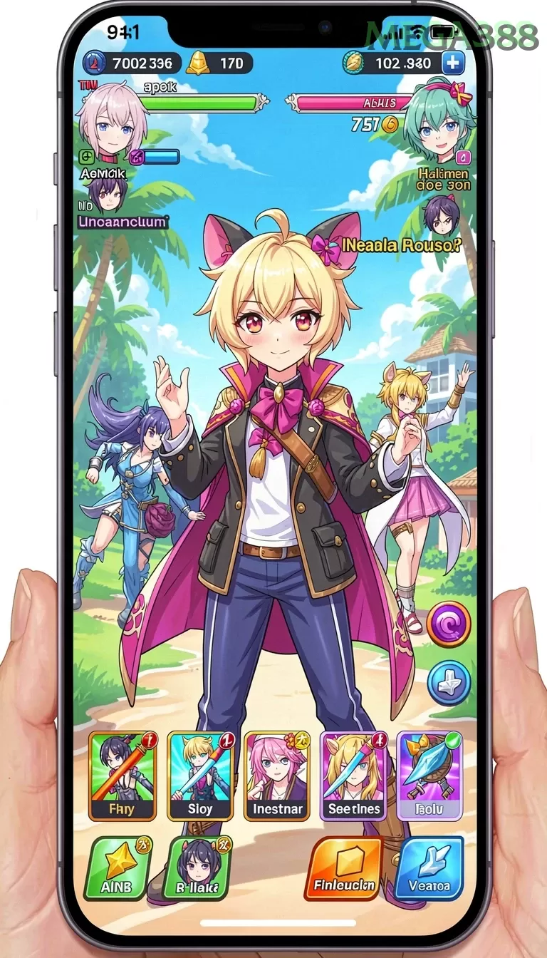 Cuplikan layar QQSTAR88 — menu navigasi