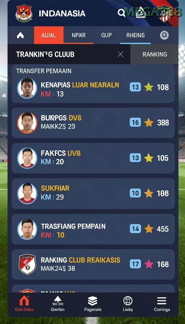 Cuplikan layar BANDARCOLOK — aktivitas