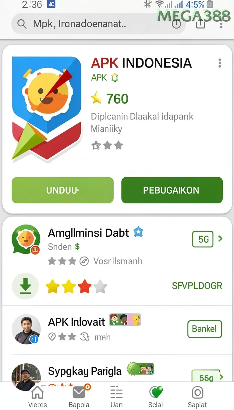 Cuplikan layar QQSTAR88 — pengaturan akun