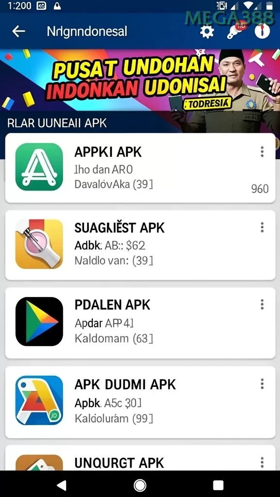 Cuplikan layar MACANTOGEL — aktivitas