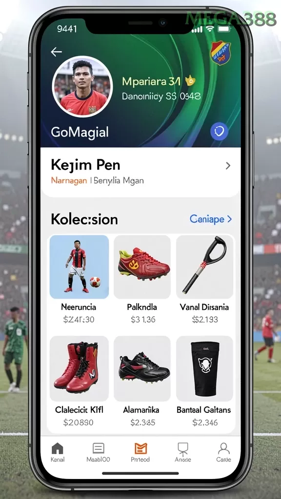 Cuplikan layar DEWA777 — menu navigasi